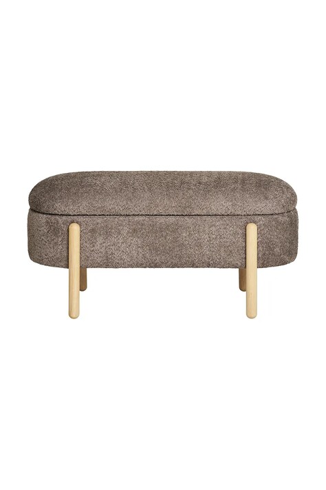 House Nordic puf cu compartiment de depozitare Branca 98 x 41 x 48 cm culoarea violet