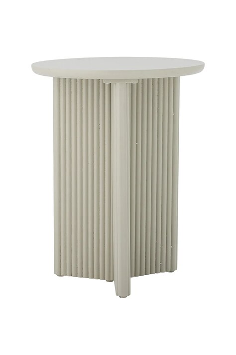 Bloomingville tavolino Edith 40 x 50 cm colore bianco
