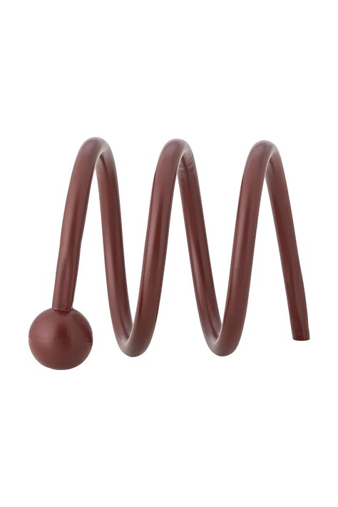 Bloomingville suport de ziar Whimsica 25 x 17,5 x 17,5 cm culoarea bordo