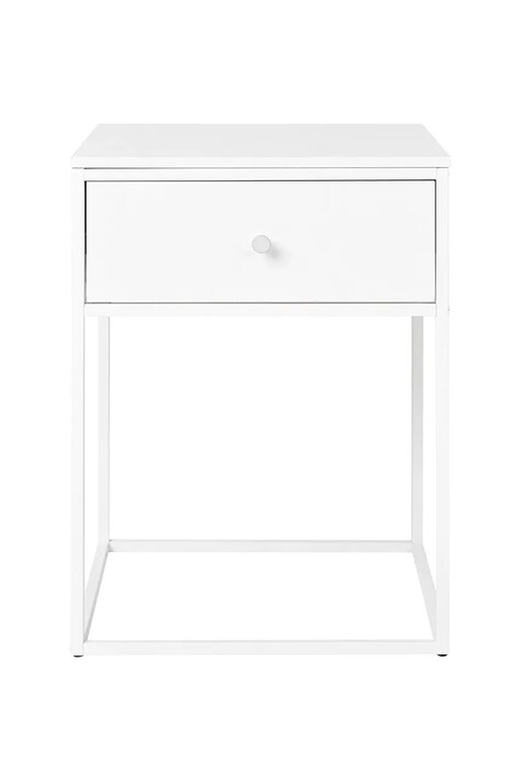 House Nordic tavolino Vita 40 x 40 x 55 cm colore bianco