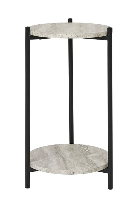 House Nordic tavolino Leuven 27 x 46 cm colore grigio