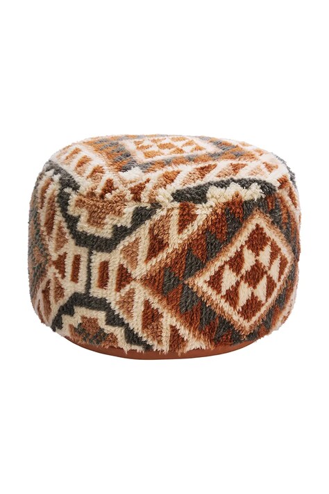 Madam Stoltz pufa 55 x 30 cm kolor multicolor