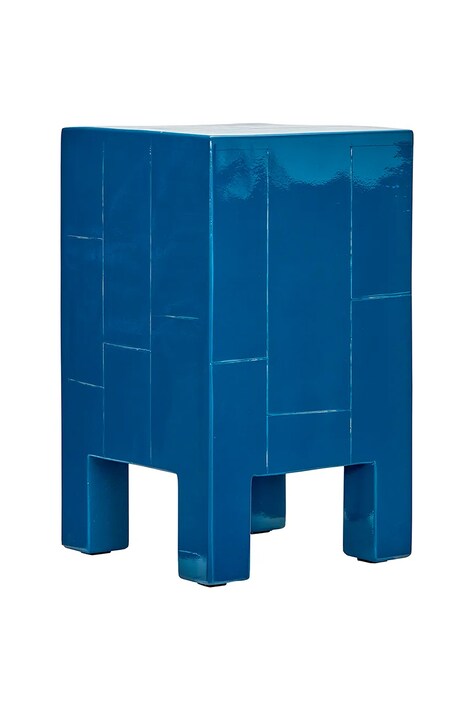 House Doctor stolik HDBrick 30 x 50,5 x 30 cm kolor niebieski