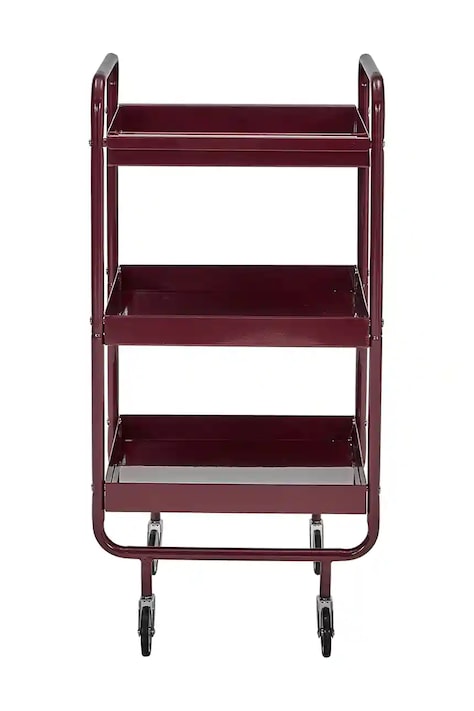 Omarica s kolesi House Doctor HDRoll 42 x 85 x 38 cm bordo barva