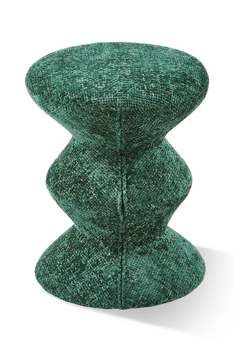 Σκαμπό Pols Potten zig zag 36 x 47 cm χρώμα: πράσινο