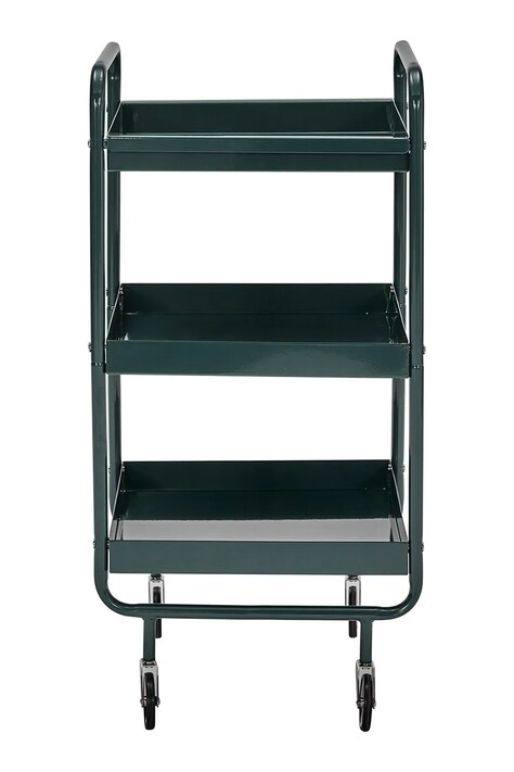 Polica s kotačima House Doctor 42 x 38 x 85 cm boja: zelena
