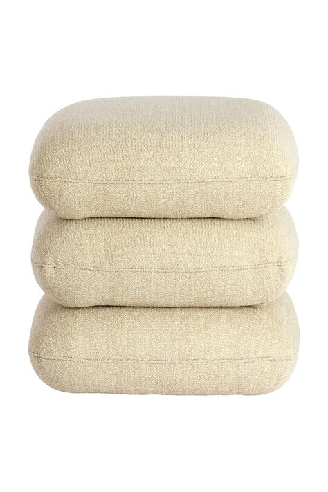 Light & Living pufa Laurie 44,5 x 44,5 x 44,5 cm kolor beżowy