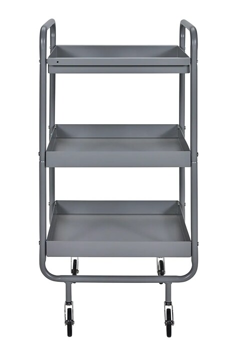 House Doctor mebel z kółkami HDRoll 42 x 85 x 38 cm kolor szary 208583013