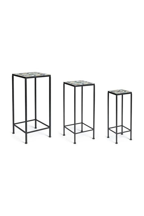 Bizzotto zestaw stolików ze stali malowanej proszkowo 806172