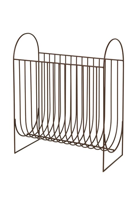 Broste Copenhagen Stojak na magazyny z żelaza Maggie 40 x 20 x 51 cm 71178033