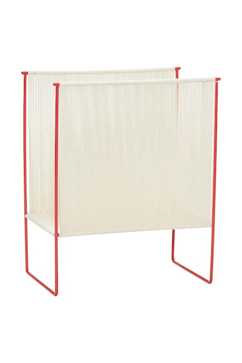 Hübsch stojak na magazyny z żelaza 41 x 25 x 50 cm 021320