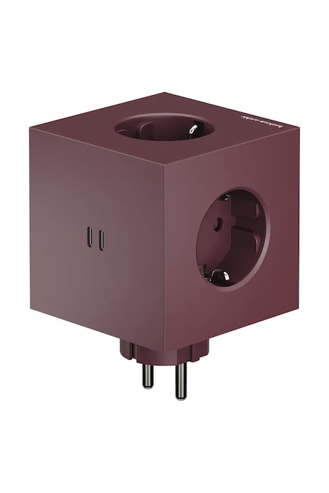 Avolt rozgałęźnik modułowy Bauhaus-Archiv USB-C (30W) kolor bordowy SQ2-EUFC30-WMRR