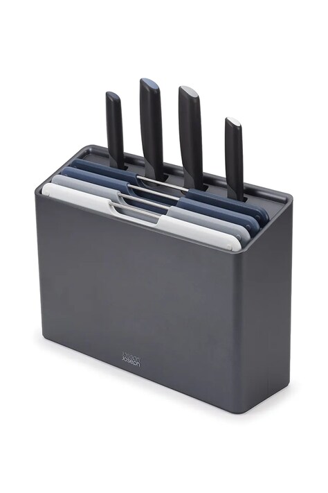 Набор досок и ножей в органайзере Joseph Joseph Folio Plus 32 x 10 x 23 cm 9 шт цвет серый