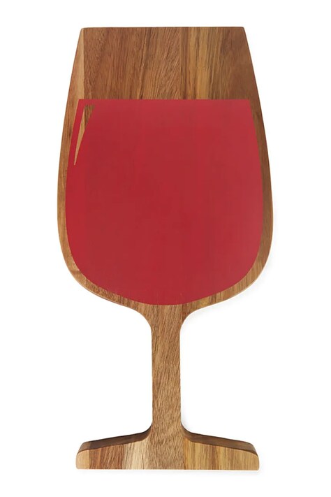 Balvi deska do serwowania serów Red Wine 1,8 x 19 x 38 cm kolor czerwony