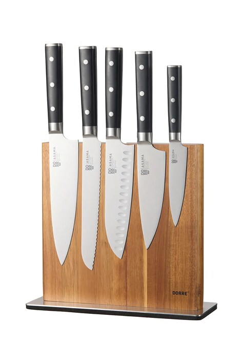 Dorre stojak na noże kuchenne Kira 27 x 25 x 10 cm kolor beżowy