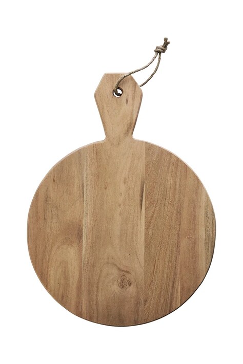 Madam Stoltz deska do krojenia 35 cm kolor brązowy