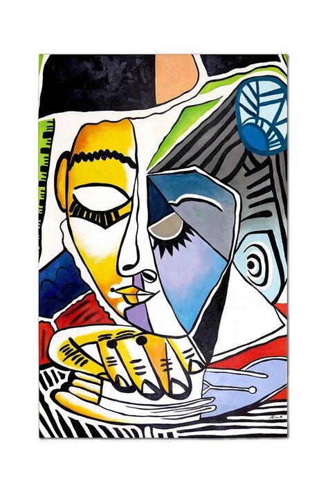 home & lifestyle reproducere pictată în ulei Głowa czytającej kobiety, Pablo Picasso