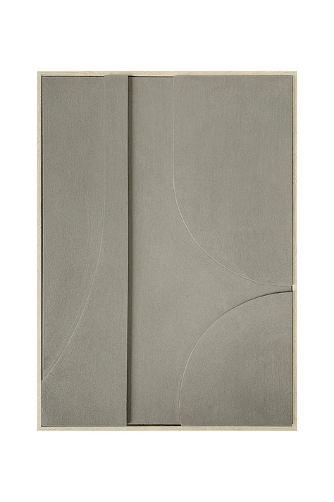 home & lifestyle decorațiune de perete cu ramă 3D culoarea verde