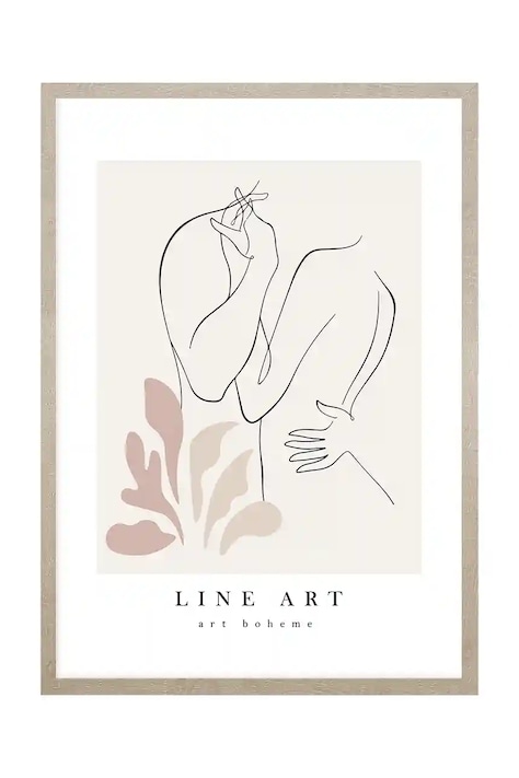 home & lifestyle decorațiune de perete cu ramă 50 x 70 cm