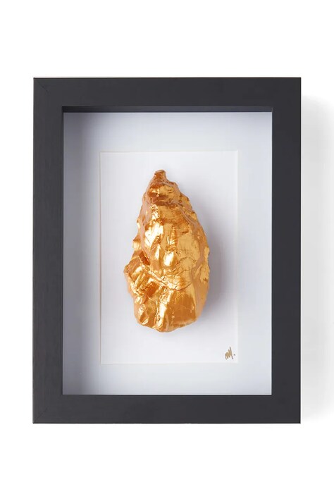 Maria el Mar dekoracja ścienna w ramie Single Oyster 22 x 17 cm kolor czarny