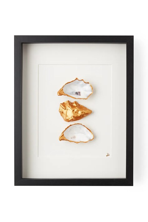 Maria el Mar decorazione da parete in cornice 38 x 30 cm colore nero