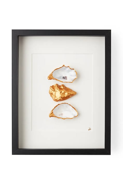 Maria el Mar decorazione da parete in cornice 38 x 30 cm colore nero