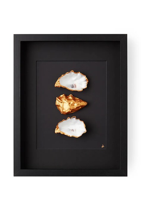 Maria el Mar decorazione da parete in cornice 38 x 30 cm colore nero