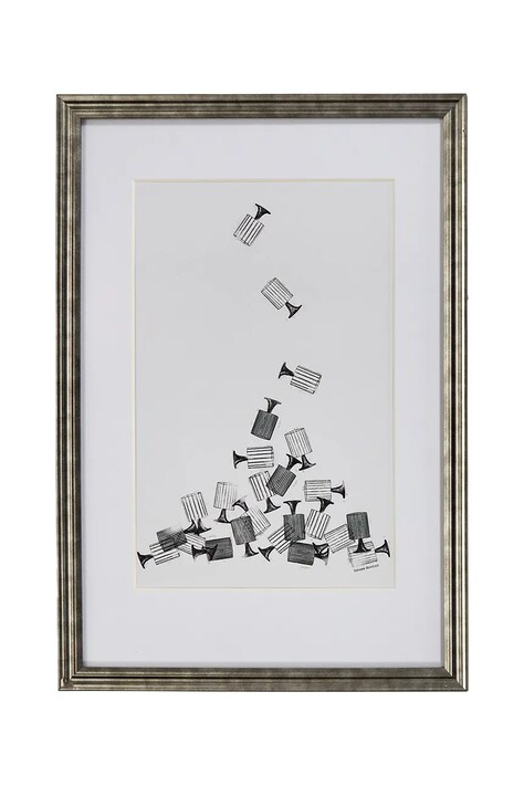 House Doctor dekoracja ścienna w ramie HDAmp 40 x 60 cm kolor multicolor