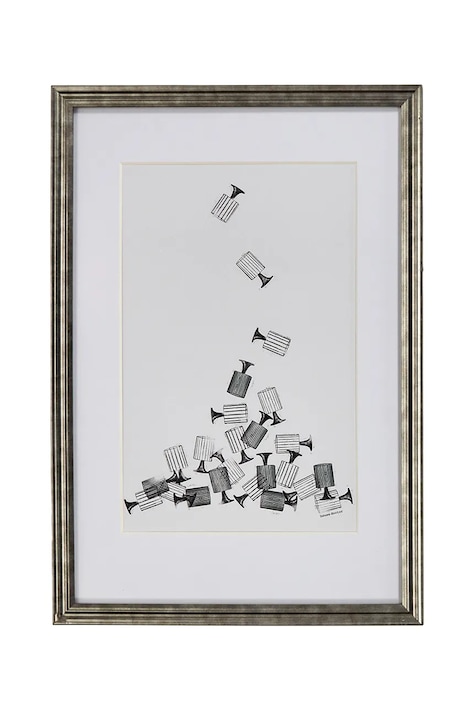 House Doctor dekoracja ścienna w ramie HDAmp 40 x 60 cm kolor multicolor