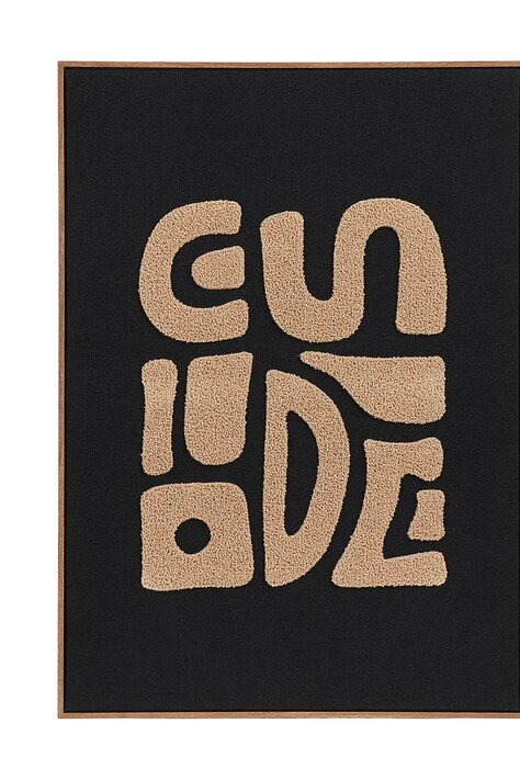 House Nordic dekoracja ścienna w ramie Tine 50 x 70 cm kolor brązowy 4991018