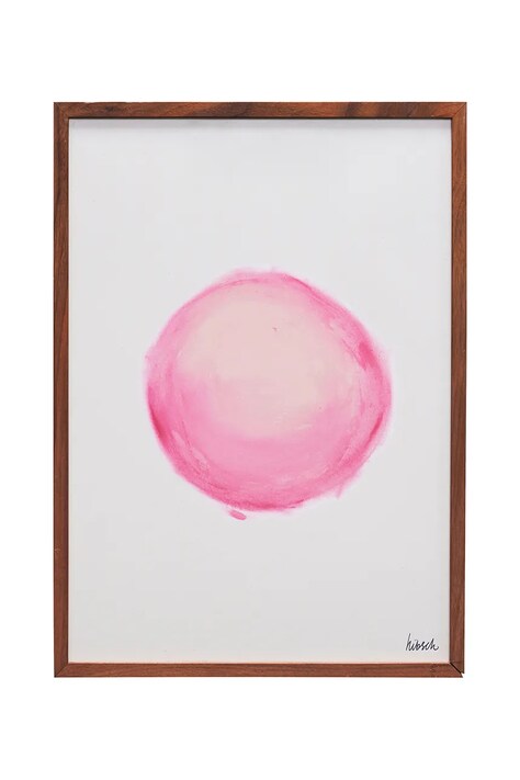 Hübsch dekoracja ścienna z drewna orzechowego 32 x 2 x 44 cm 881925