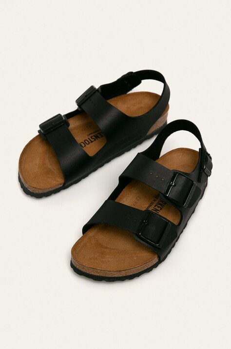 Birkenstock босоніжки Milano Birko-Flor — AA00-OBD09D, чорний — фото 2