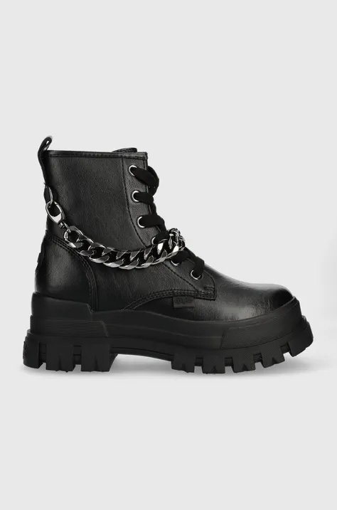 Čizme Buffalo Aspha Chain za žene, boja: crna, s platformom