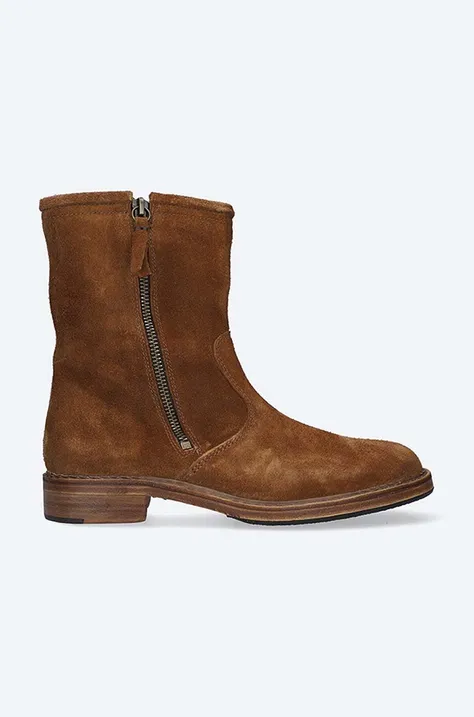 Astorflex suede ankle boots women's brown color