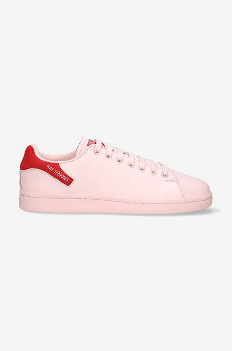 Raf Simons leather sneakers Orion pink color