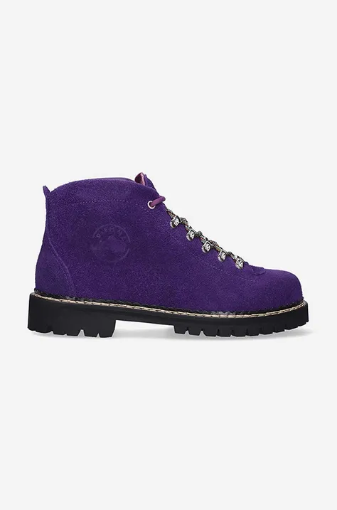 Čizme od brušene kože Diemme Tirol za žene, boja: ljubičasta, DI2107TI03-violet