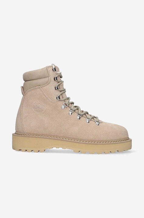 Diemme suede biker boots Monfumo Due women's beige color
