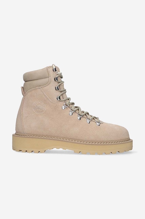 Diemme suede biker boots Monfumo Due women's beige color