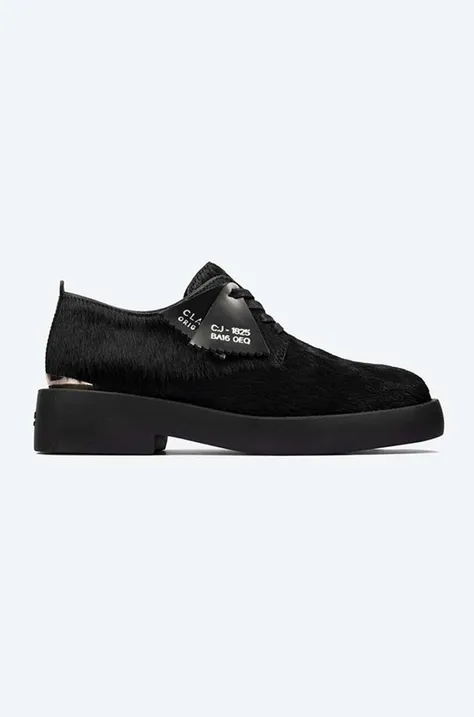 Členkové topánky Clarks Mileno London čierna farba, na kline, 26162101