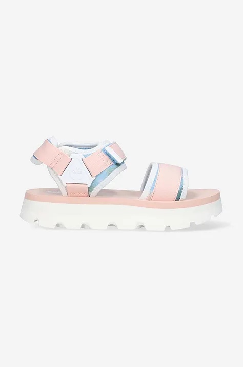 Timberland sandals Euro Swift Sandal women's pink color