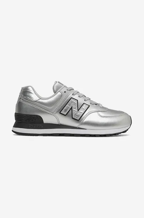 New Balance sneakersy 574 kolor srebrny WL574PN2