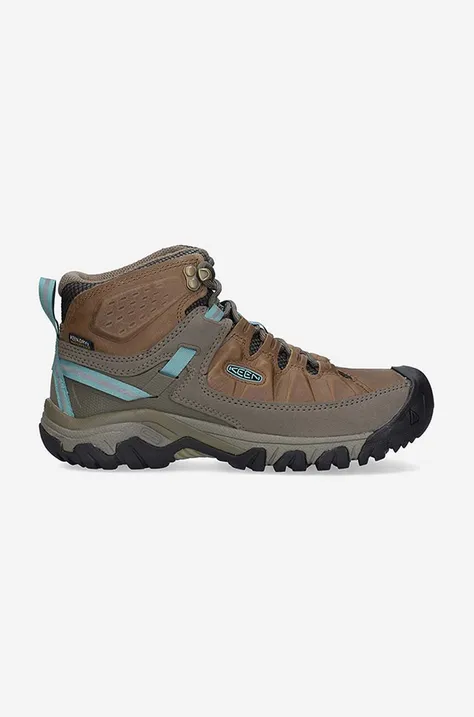 Keen shoes Targhee III Mid WP Toasted women's brown color