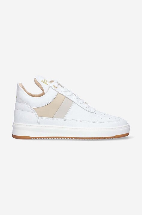 Шкіряні кросівки Filling Pieces Low Top колір білий 10133151919-WHITE
