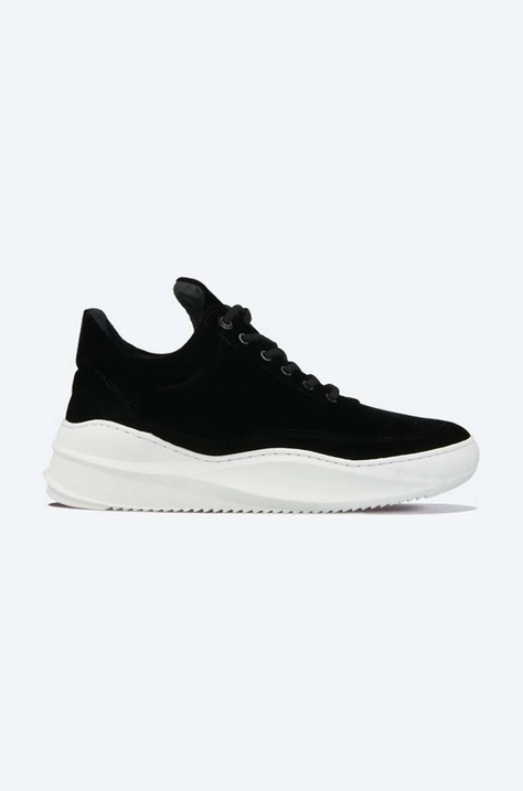 Αθλητικά Filling Pieces Low Top Sky Velvet χρώμα: μαύρο