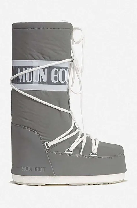 Moon Boot cizme de iarnă culoarea argintiu 14027200-001
