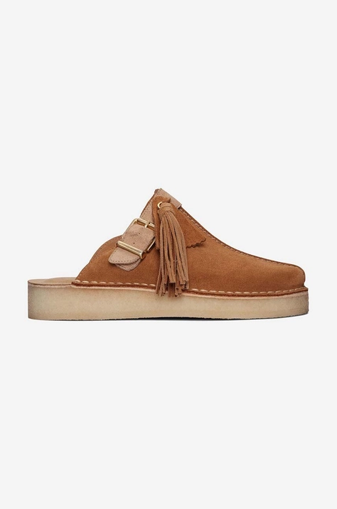 ClarksOriginals ciabatte slide in camoscio Trek Mule donna 26169975