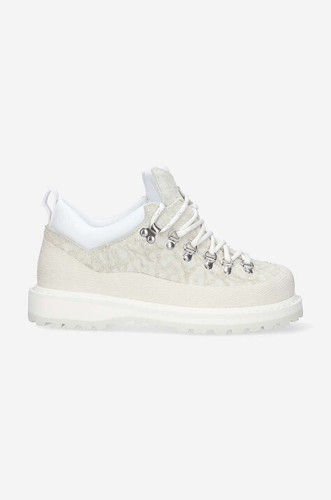 Кожаные туфли Diemme женские цвет белый DI23SPRBW-WHITE