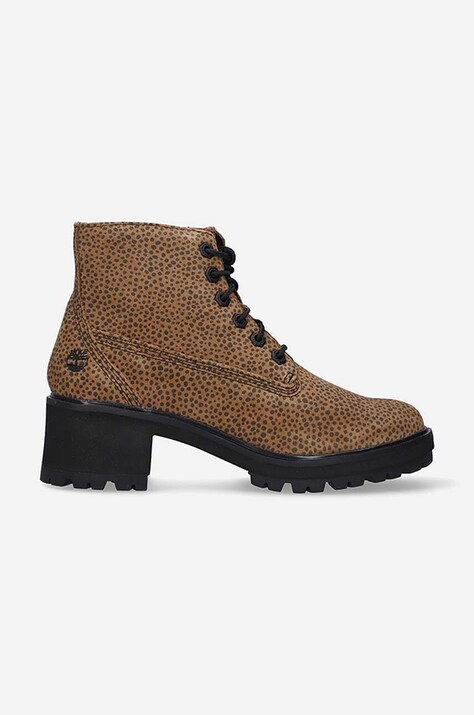 Timberland suede ankle boots Kori Park 6 women's brown color