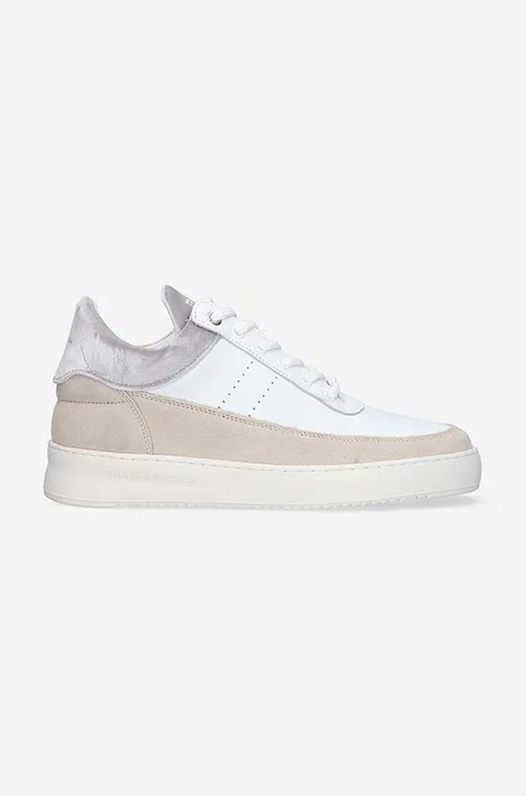 Filling Pieces suede shoes Low Eva 51325071975 white color