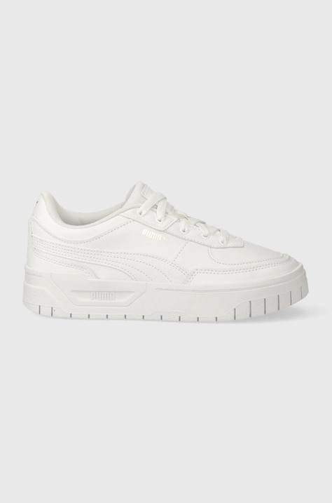 Puma sneakers Cali Dream Lth Wns culoarea alb